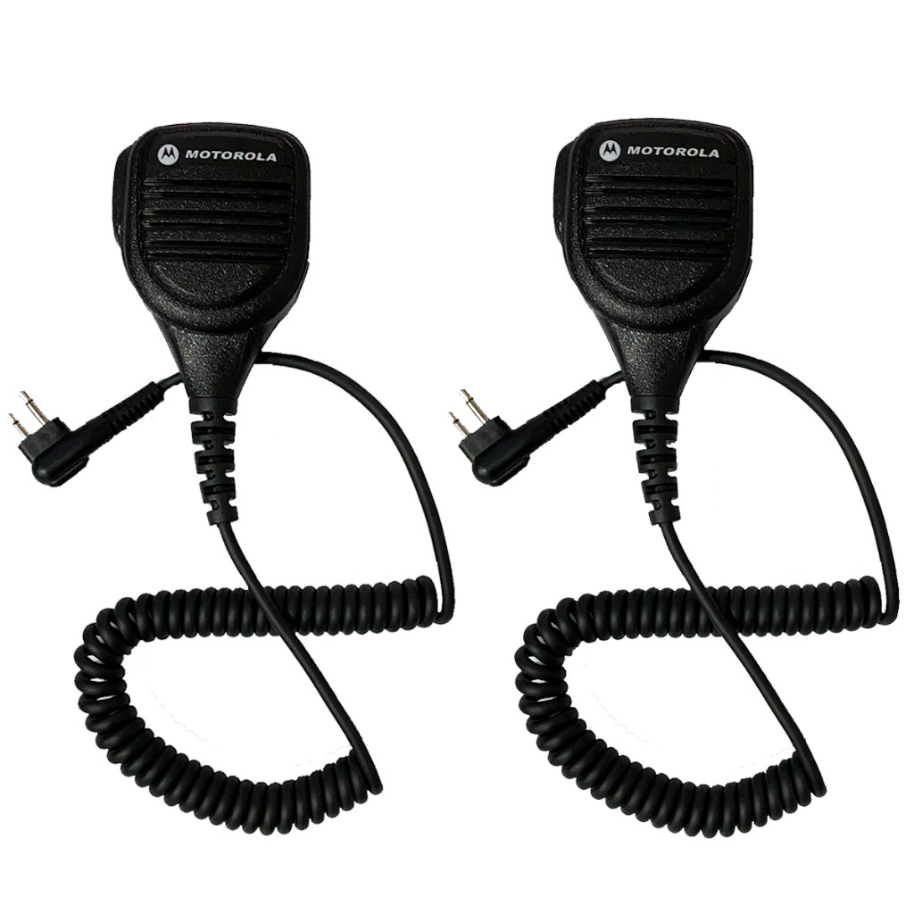 Kit 2 Unidades Microfone Motorola Pmmn4013 Ptt Ep150 Ep450 Dep450 Kit 2 Unidades