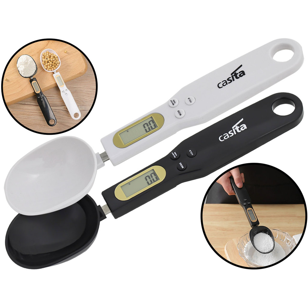 Colher Dosadora Medidor Culinário Com Balança Digital Capacidade 500g P/ Alimentos Temperos Confeitaria em Oferta na Shopee