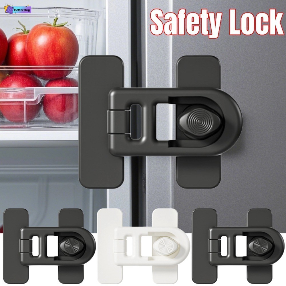 Fechadura De Proteção De Segurança Anti-Abertura Para Geladeira Doméstica , Porta De Armário De Móveis , Fivela Mãos , S