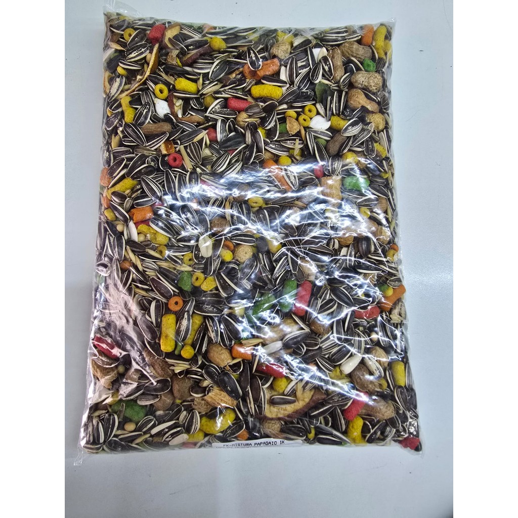 Mistura de Sementes Para Papagaio 1,0 kg em Oferta na Shopee