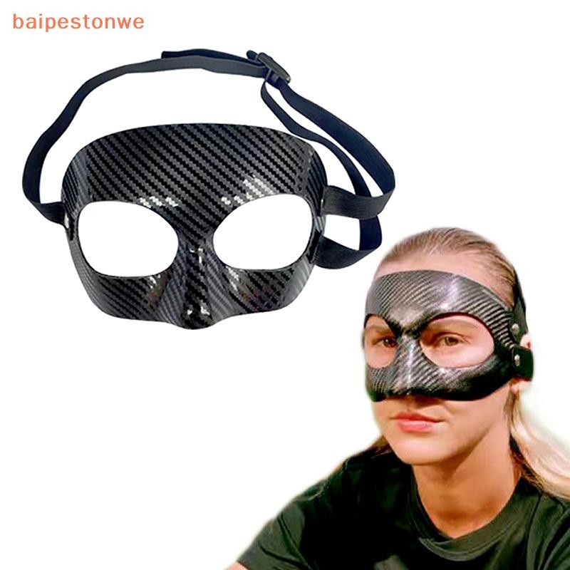 [baipestonwe] Máscara Facial Esportiva Feminina , Protetor De Nariz Para Quebrado Futebol , Basquete , Treino Atlético ,
