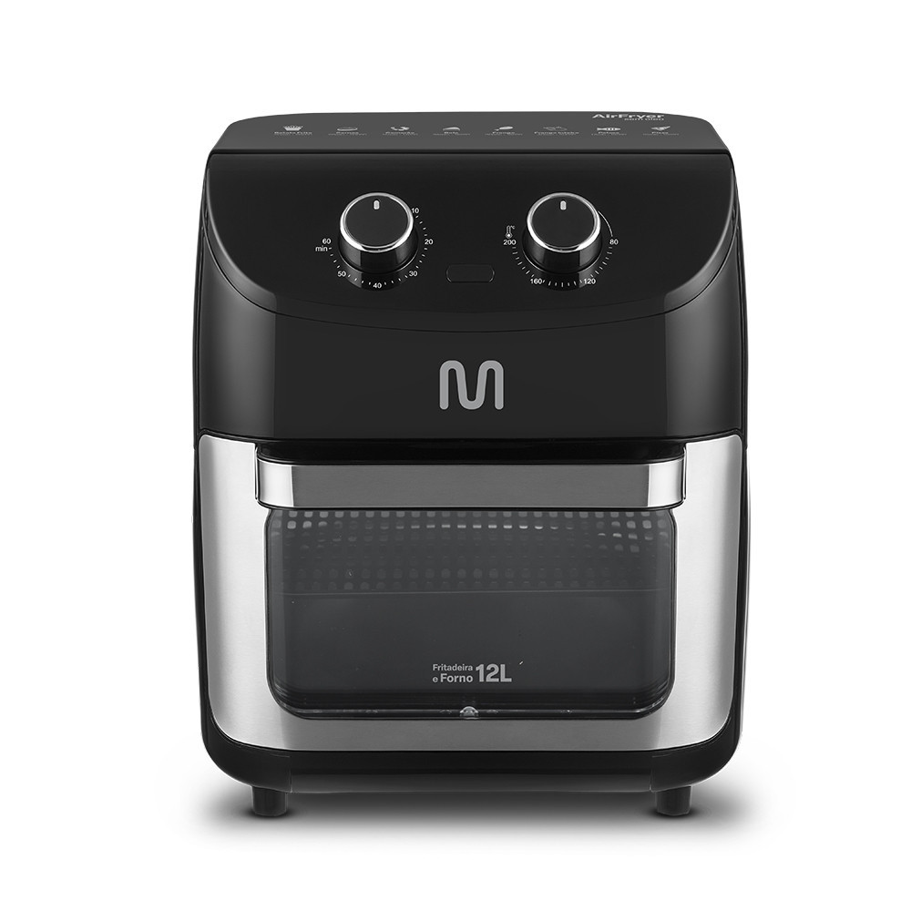Forno Elétrico Air Fryer 12L 1700W-220V Preto Multi - GO228