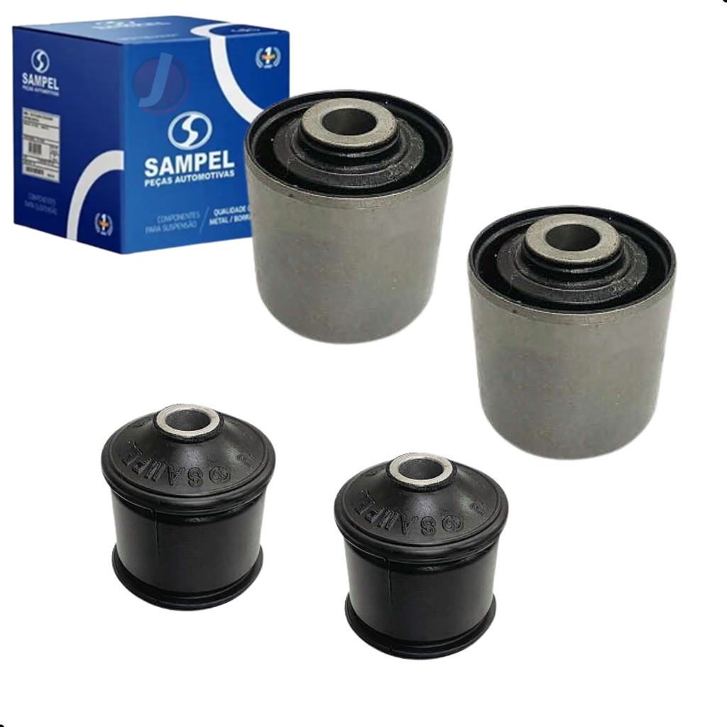 KIT 4 BUCHA DO BRAÇO INFERIOR TRASEIRO PAJERO TR4 IO SAMPEL