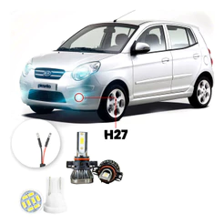 Ultra Led Nano 22000lm Kia Picanto 2008-2011 Farol Milha