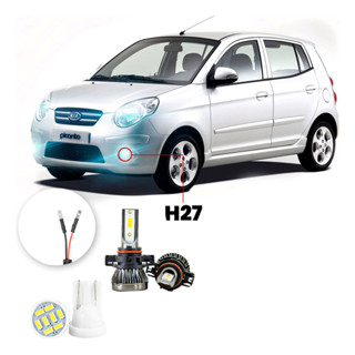 Ultra Led Nano 22000lm Kia Picanto 2008-2011 Farol Milha em Oferta na Shopee