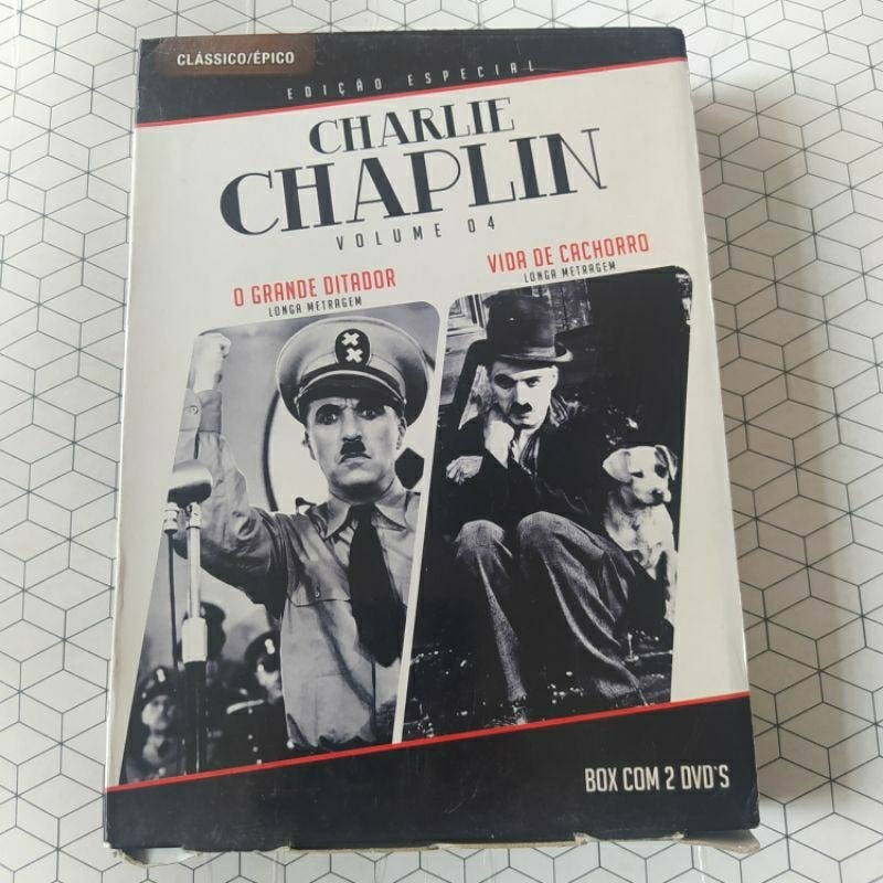 DVD CHARLIE CHAPLIN - O GRANDE DITADOR/ VIDA DE CACHORRO -VOL.4 editora MEREDITH WULLSON