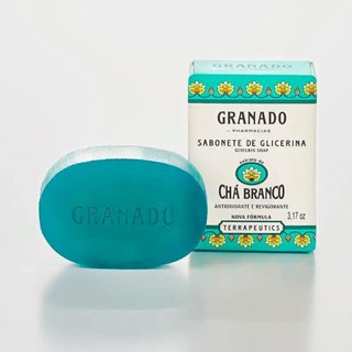 Sabonete em Barra de Glicerina Granado Chá Branco 90g em Oferta na Shopee