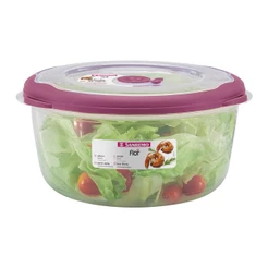 Pote Plástico Redondo Hermético Açaí 3,2L Flor Sanremo