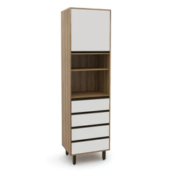 Paneleiro Confort para Microondas Cinamomo com Off White Batrol