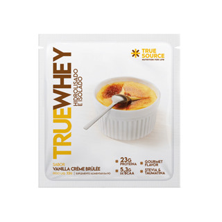 True Whey Protein Crème Brûlée Sachê 32g True Source em Oferta na Shopee