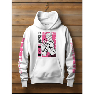 BLUSA DE FRIO MOLETOM CANGURU UNISSEX STREETWEAR Sukuna Jujutsu Kaise Anime em Oferta na Shopee