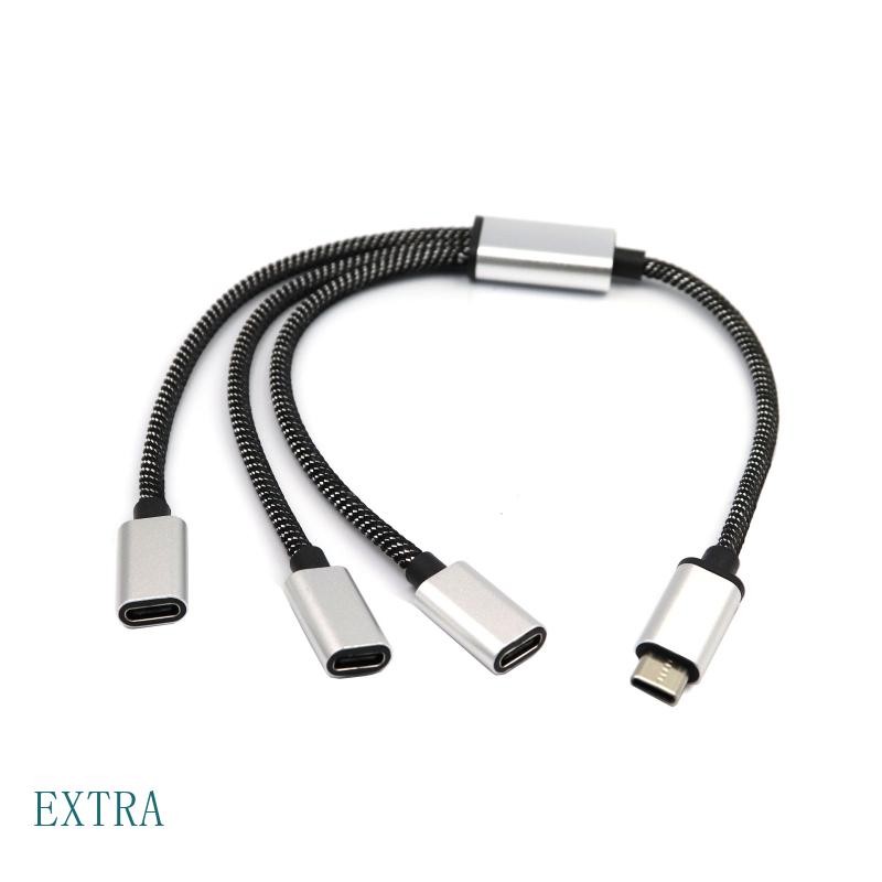 USB C Para 3 Fêmea Adaptador Fone Ouvido Tipo Carregamento em Oferta na Shopee