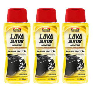 Kit C/ 3 Shampoo Lava Carros Concentrado Neutro Proauto 500ML em Oferta na Shopee