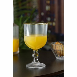 Kit 2 Taças Wolff Lines Vidro Fio de Ouro 380ml Brindes e Recepção em Oferta na Shopee