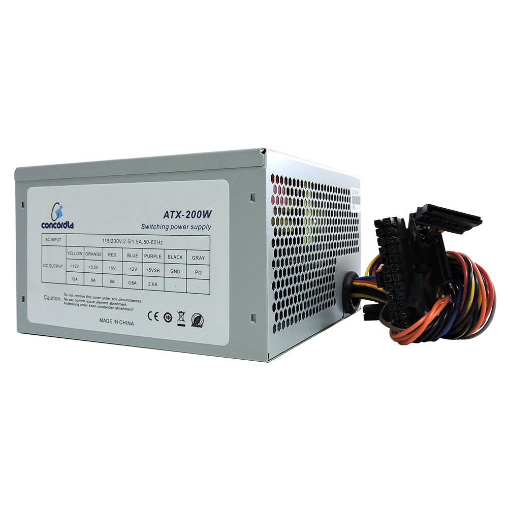 Fonte Concórdia ATX 200w Automática 116/230v 50-60hz