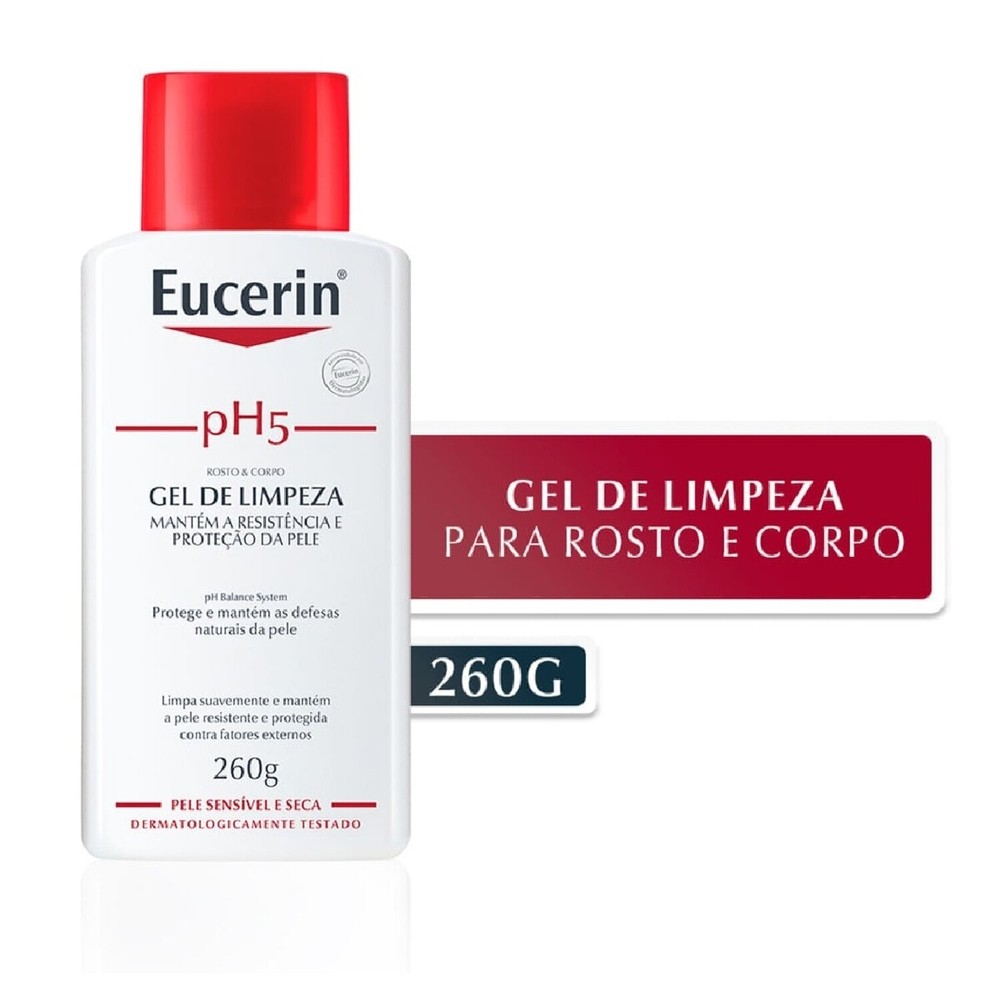 Detalhes do Gel de Limpeza Eucerin PH5 260g