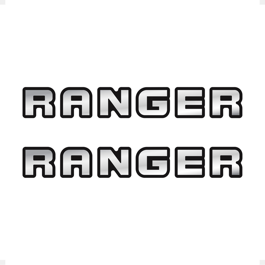 Par Adesivos Ranger Santo Antonio 2025 Cromado Genérico