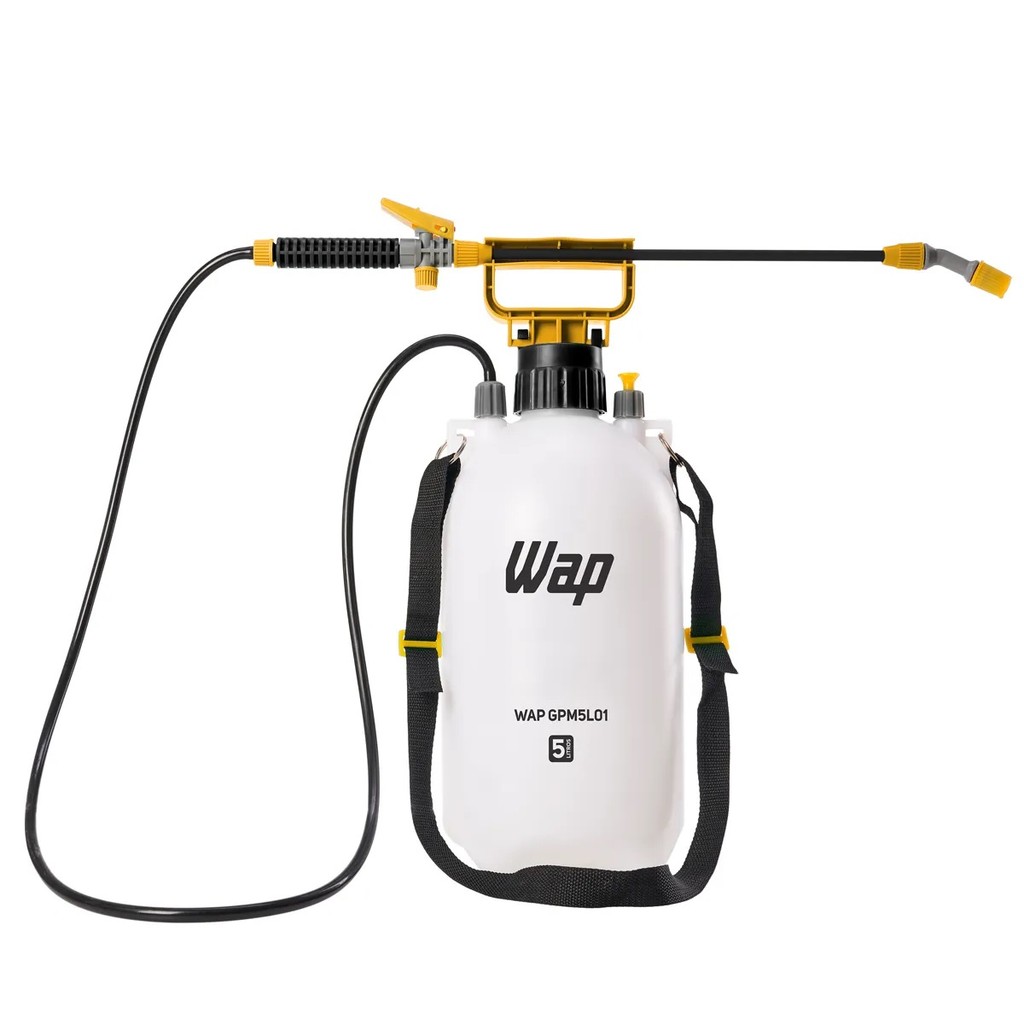 Pulverizador Manual 5L Borrifador Veneno Jato Regulável Wap