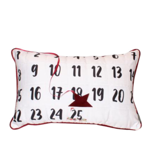 Almofada baguete Natalalina  Calendário 35x55cm Belchior
