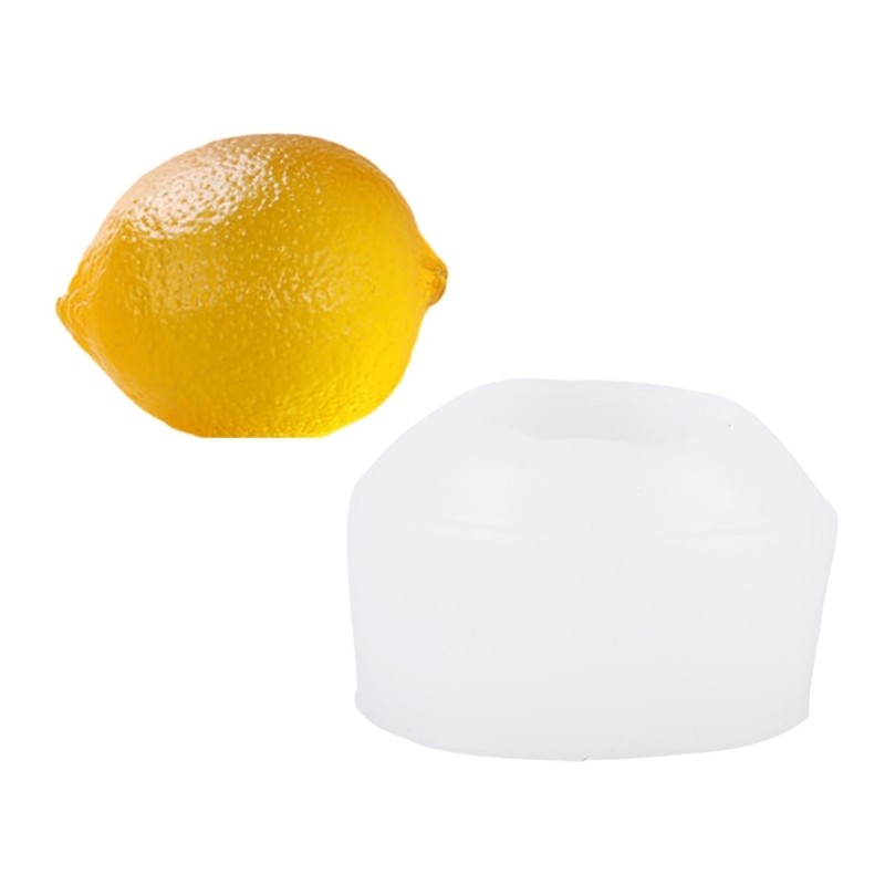 LIVI Limão Fruta Molde De Silicone 3D Forma Moldes Sabão Fazendo Para Resina Epóxi Artesanal Arte Artesanato