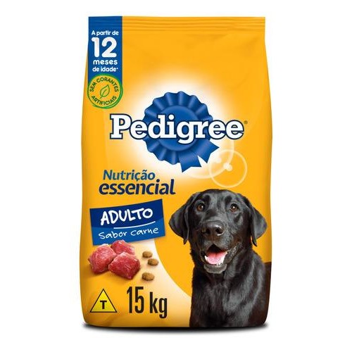 Ração Pedigree Nutrição Essencial Cães Adultos 15 kg em Oferta na Shopee