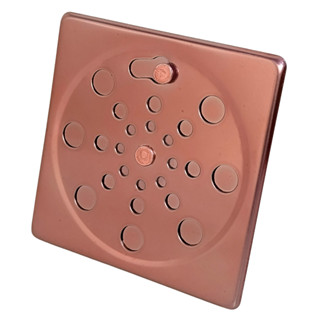 Tampa P/ Ralo Grelha Quadrado 10cm Abre/ Fecha - ROSE em Oferta na Shopee