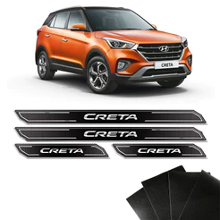 Kit Soleira Diamante Compativel Creta 2014/2020 Com Protetor