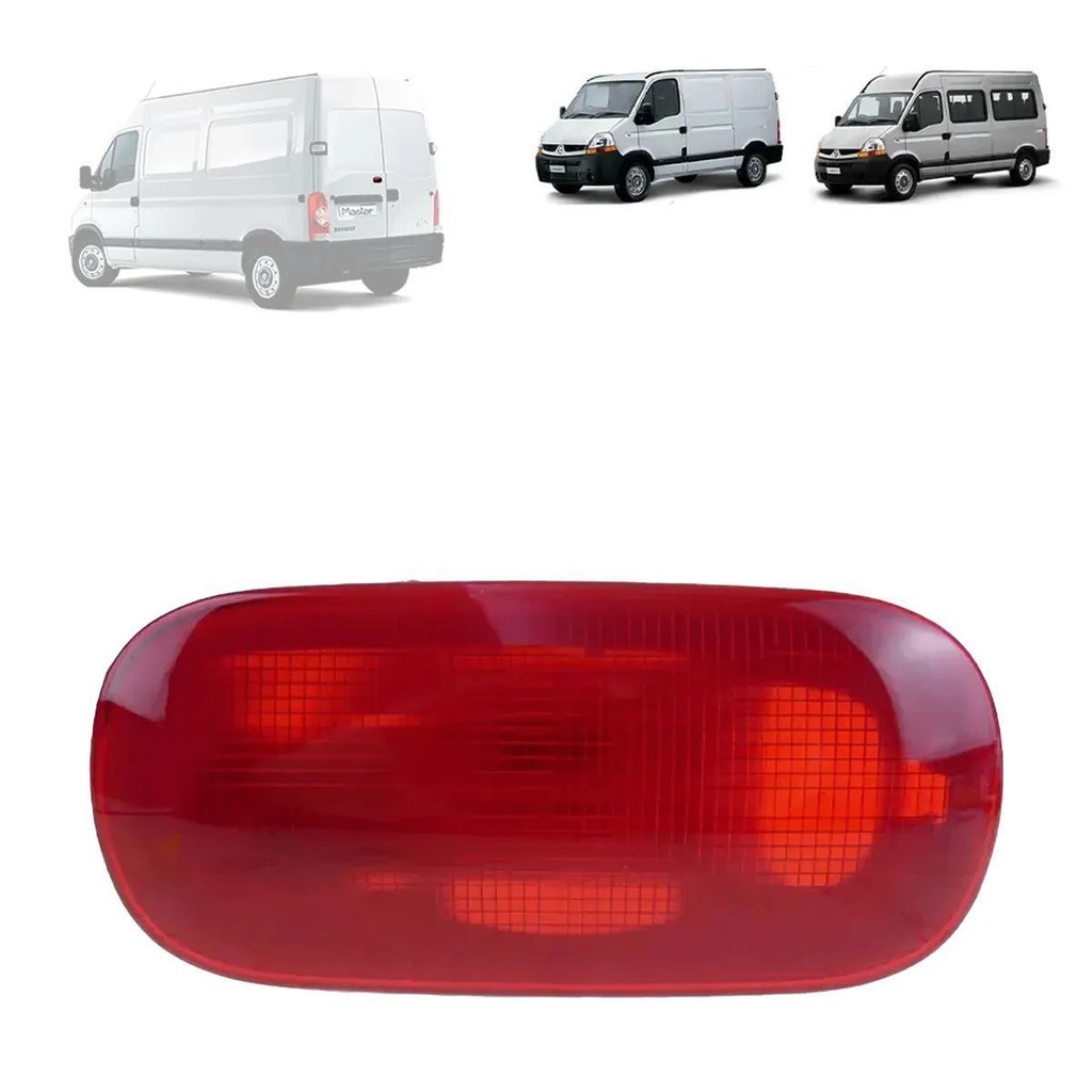 LANTERNA BREAK LIGHT RENAULT MASTER 2002 A 2013 PORTA TRASEIRA - 7700352940