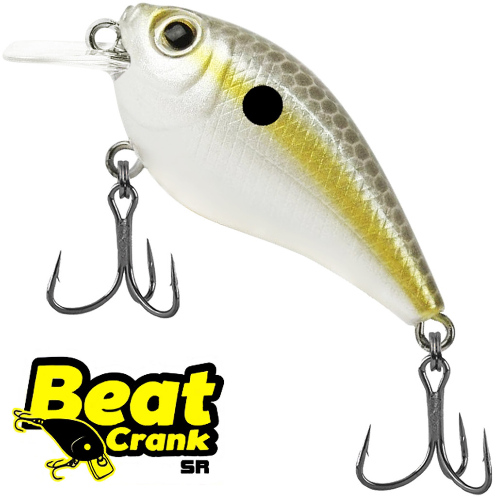 Isca Artificial Marine Beat Crank 45SR 011 Lambari Pinta Preta 4.5cm 6.3g Meia Água Para Tilápia