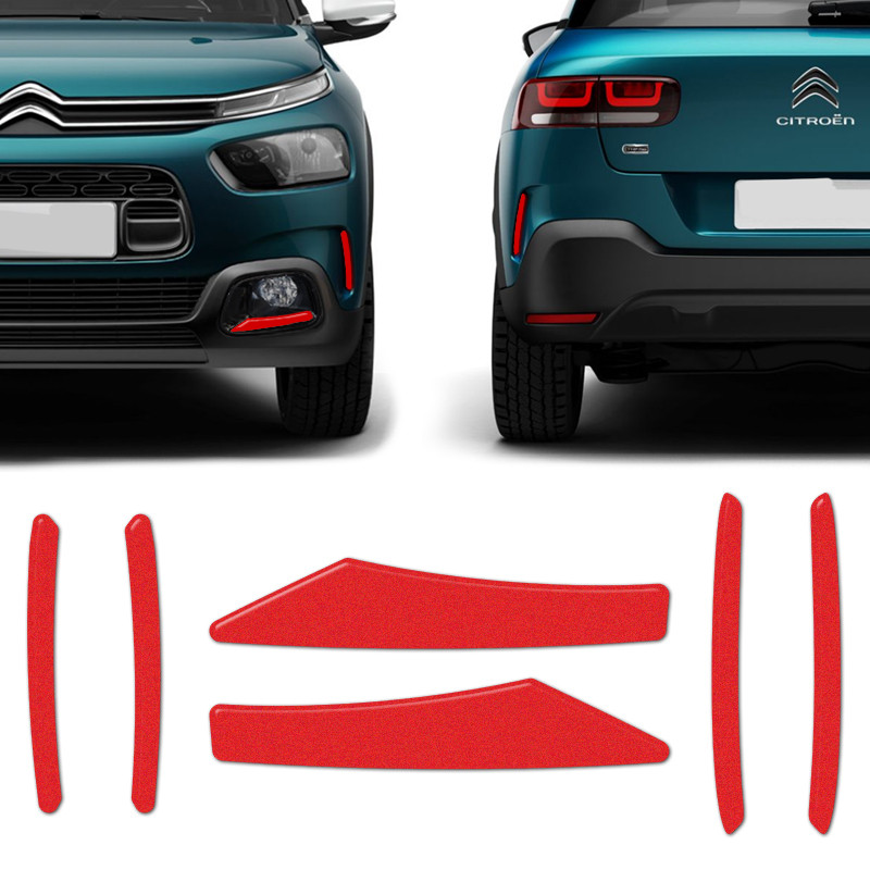 Adesivo Farol C4 Cactus Aplique ParaChoque Vermelho Resinado em Oferta na Shopee