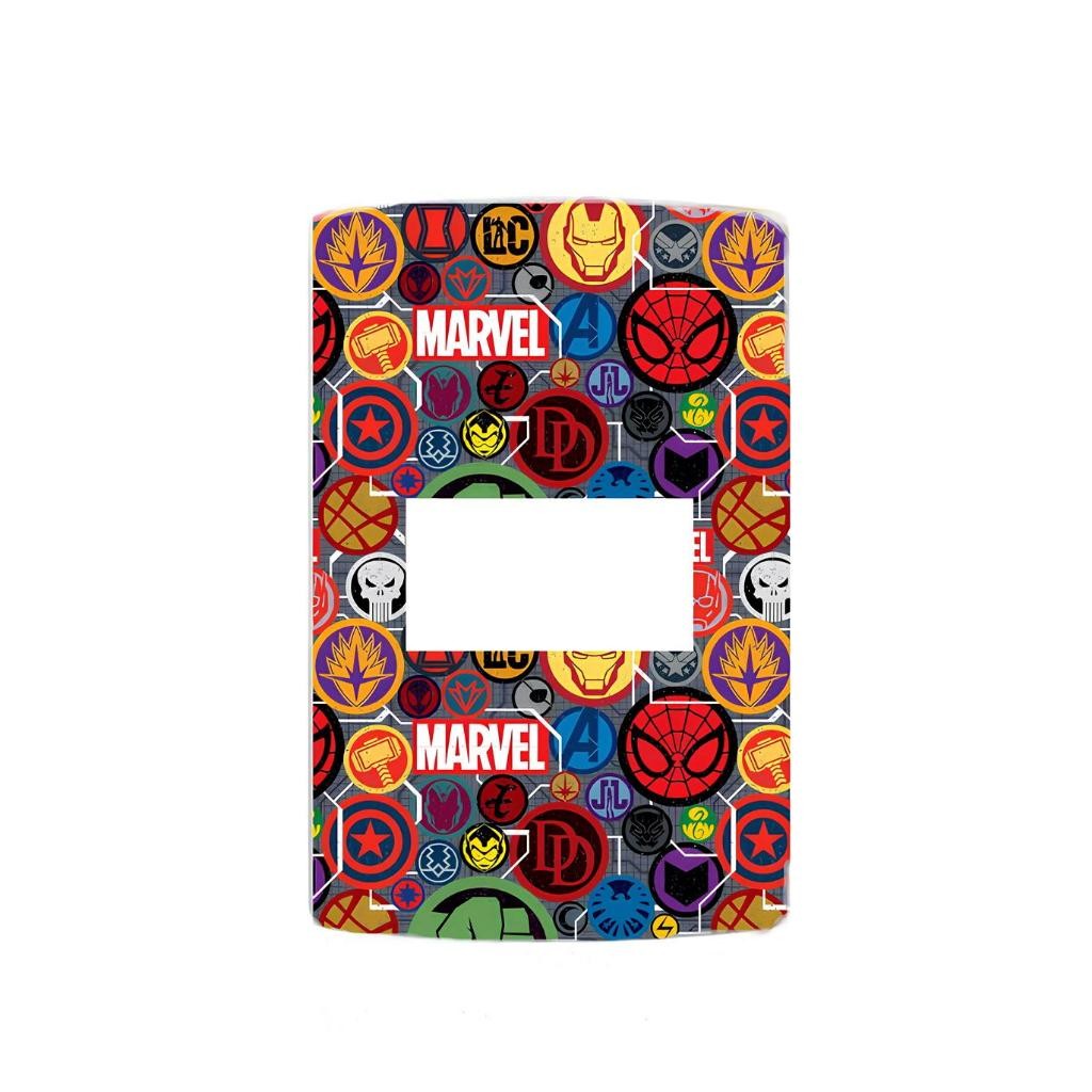 Adesivo Interruptor Marvel Homem Aranha - Decoração Para Quarto Marvel Super Homem Spider Man