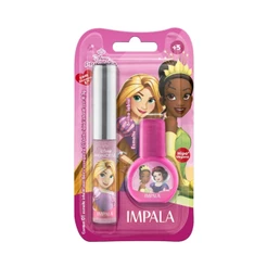 Kit Esmalte E Gloss Labial Princesas Disney Infantil Impala