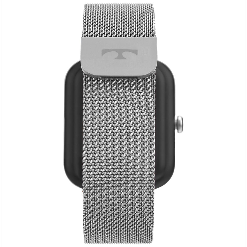 Smartwatch Technos Connect MAX Prata e Preto - TMAXAB/5K