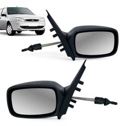 Retrovisor Ford Fiesta 1996 1997 1998 1999 2000 2001 2/4 Portas Com Controle