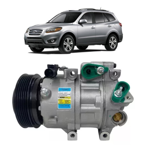 Compressor Ar Hyundai Santa Fé 2010 A 2012 Original Delphi * em Oferta na Shopee