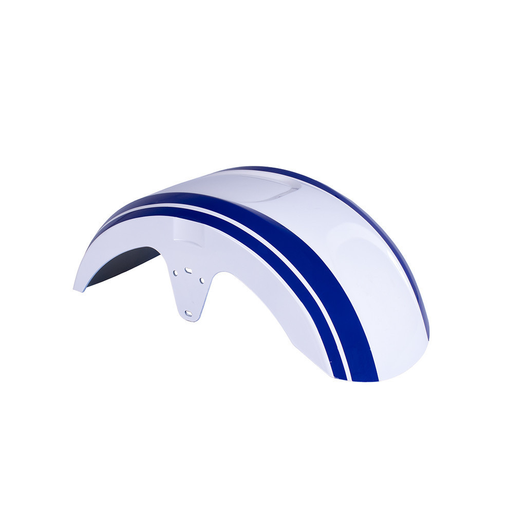 Paralama Dianteiro Branco e Azul Scooter X16 WeHawk Citycoco Goo Eletricos - Spare Parts and Accessories for Vehicles