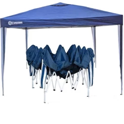 Tenda Cabana Gazebo Alumínio Dobrável Bolsa Transporte Praia 3x3x2,5m Erbmaquinas