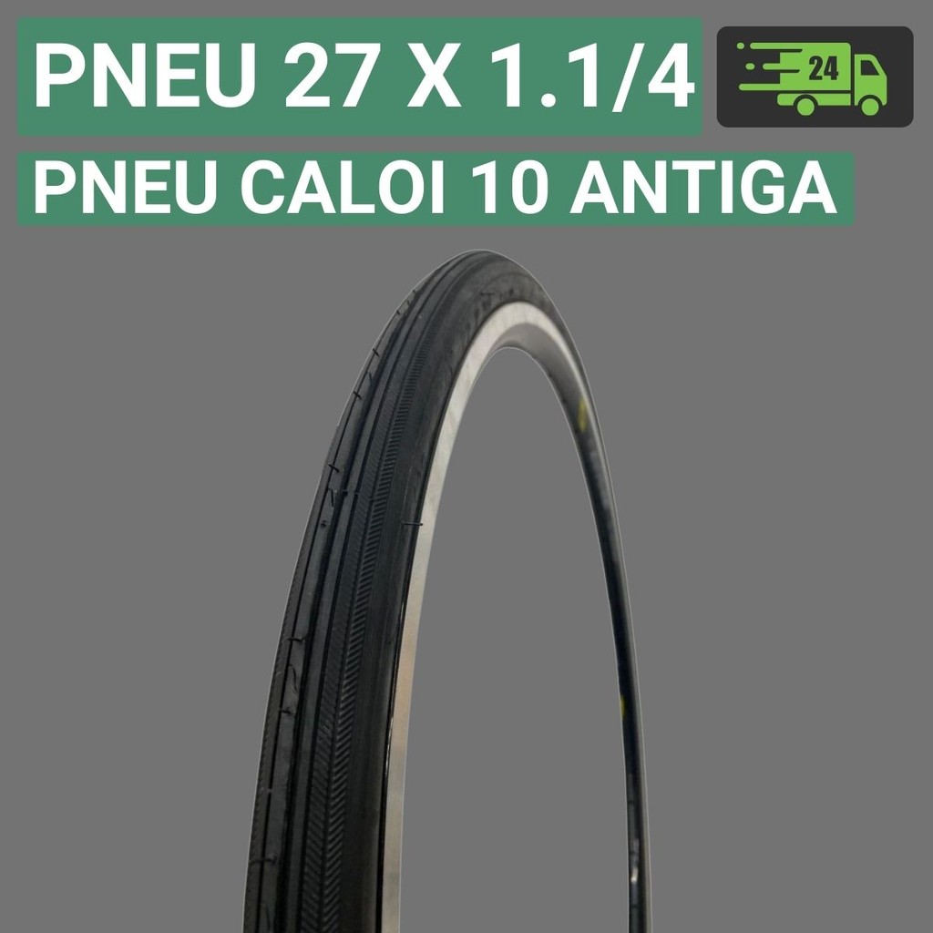 Pneu Caloi 10 Antiga Pneu de Bicicleta Aro 27 1.1/4 SRI-11 Pneu para Bicicleta …