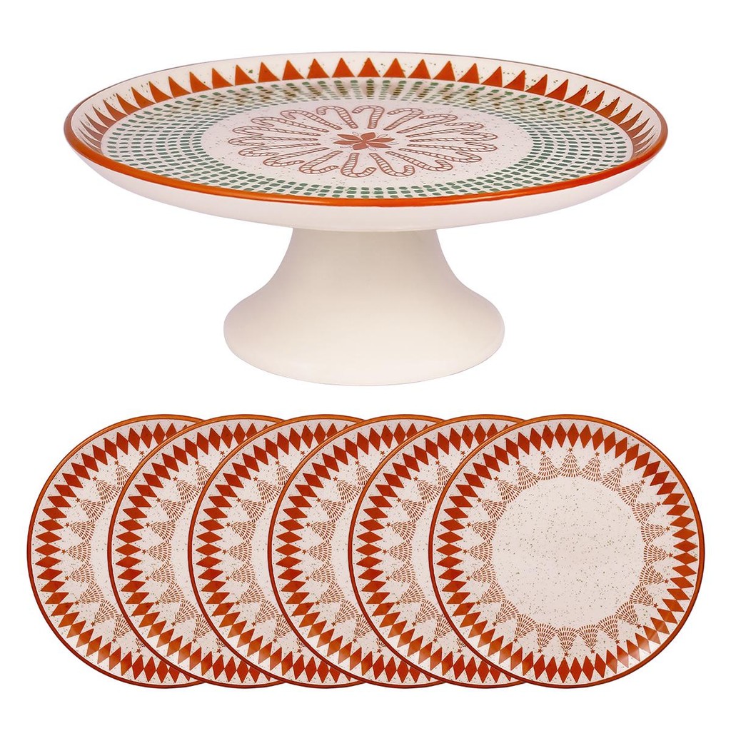 Conjunto de Bolo Natal Malabarismo Natalino em Oferta na Shopee