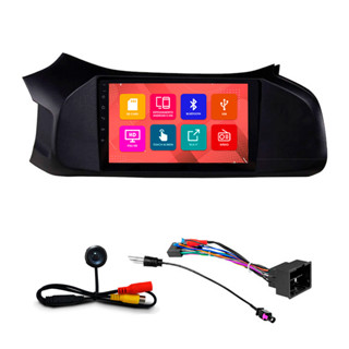 Kit Multimidia 9 Pol Onix 2012 2013 2014 2015 2016 2017 2018 Espelhamento Android Ios 2 Din Preto Camera Ré em Oferta na Shopee