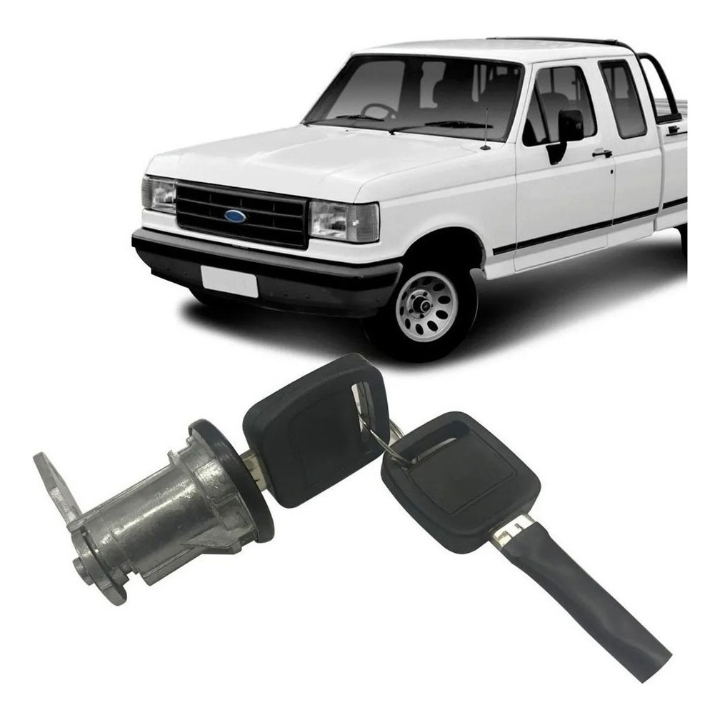 Cilindro Porta Ford F350 F1000 F4000 1993 Até 1998 + 2chaves
