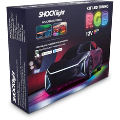 Kit Led Atmosferico Tuning Externo Rgb 60X90 Leds Shocklight