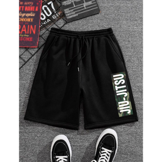 Bermuda Moletom Masculina Academia esporte Casual Estampada Bjj Luta Livre UFC Jiu Jitsu Promoção Qualidade Premiun