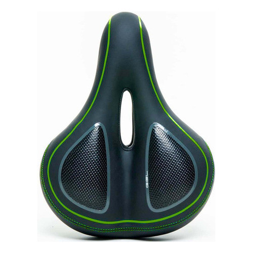 Selim Banco Bike Spinning Treino Vazado 200/260mm Absolute Cor Verde em Oferta na Shopee