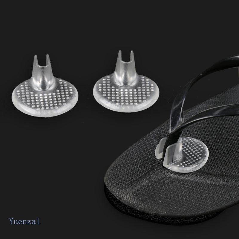 1Pair Soft Silicone Flip Gel Cushions Pads Toe Protectors Thong Sandal Flop em Oferta na Shopee