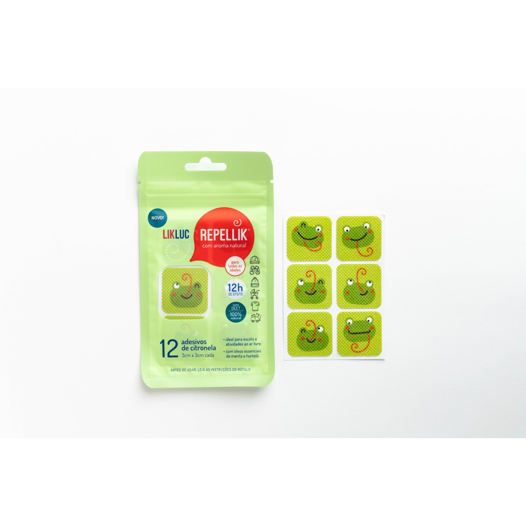 Adesivos Repelentes Repellik Proteção Natural contra Insetos