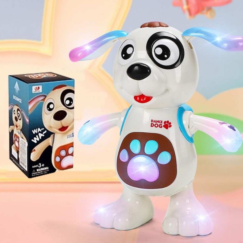 Brinquedo Cachorro Dançante Robô Sons Luzes Musical Infantil — imagem 2 de 2