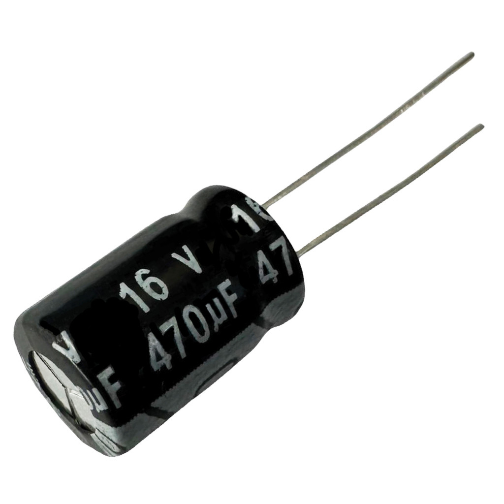 470X16V - KIT 10 PÇS CAPACITOR ELETROLITICO 470UF X 16V 105º