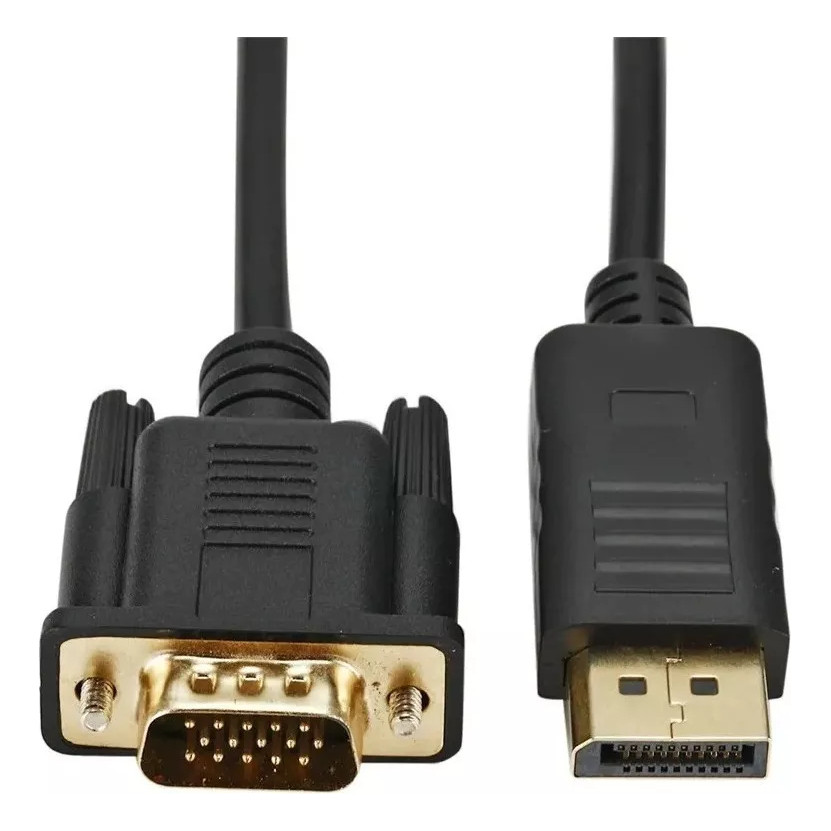 Cabo Adaptador Displayport Macho X Vga Macho 1.8m em Oferta na Shopee