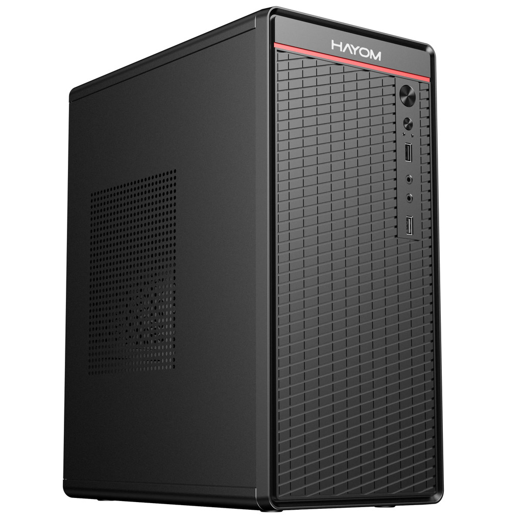 Gabinete Office hayom GB1751 Micro-ATX Compacto USB Frontal Sem FANS